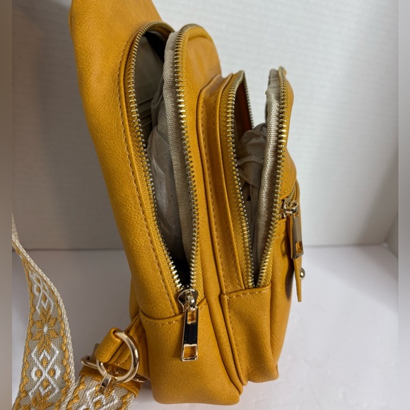 Mini Backpack Bag Yellow NWOT - Picture 3 of 11